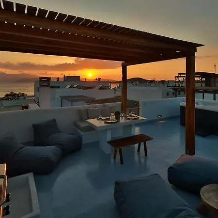 The Nine Graces -kora, 80m From Beach, Terrace And Jacuzzi Apartamento Agios Prokopios (Naxos)